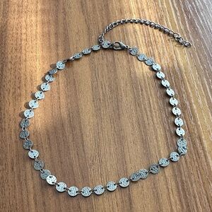 GUC Gunmetal Disc Choker Necklace 🌺
